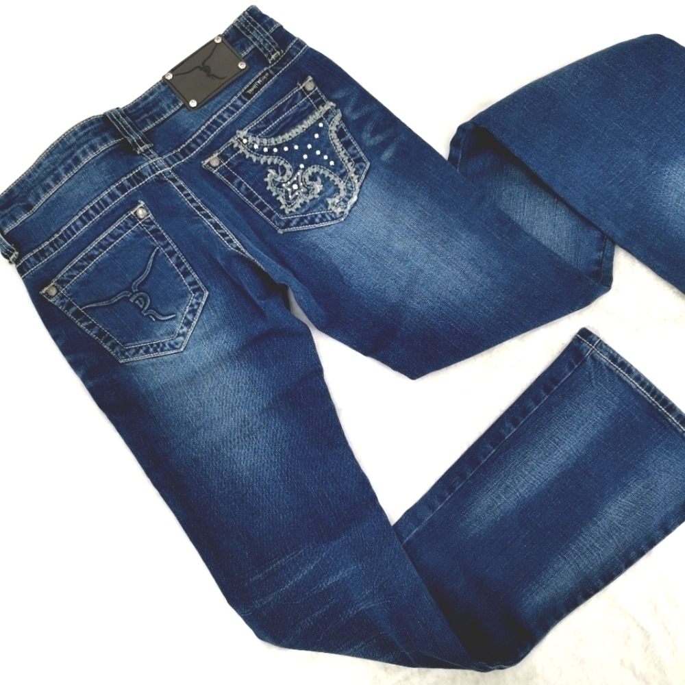 NWT Trinity Ranch Women's 5 Blue Boot Cut Jeans - Picture 14 of 16